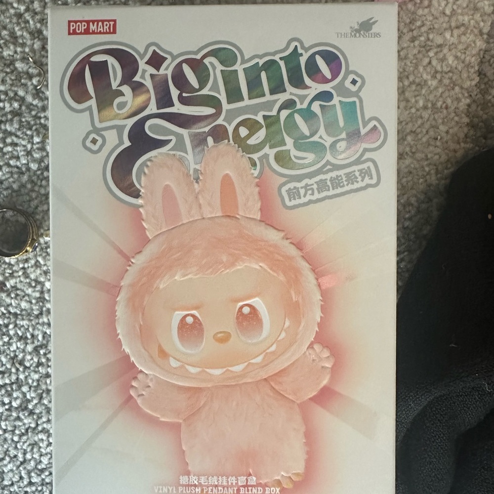Labubu unopened Pop Mart Big Into Energy
